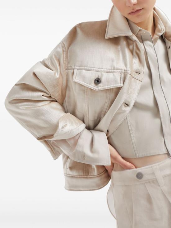  브루넬로 쿠치넬리 자켓 MD5817951C4087 beige - BRUNELLO CUCINELLI