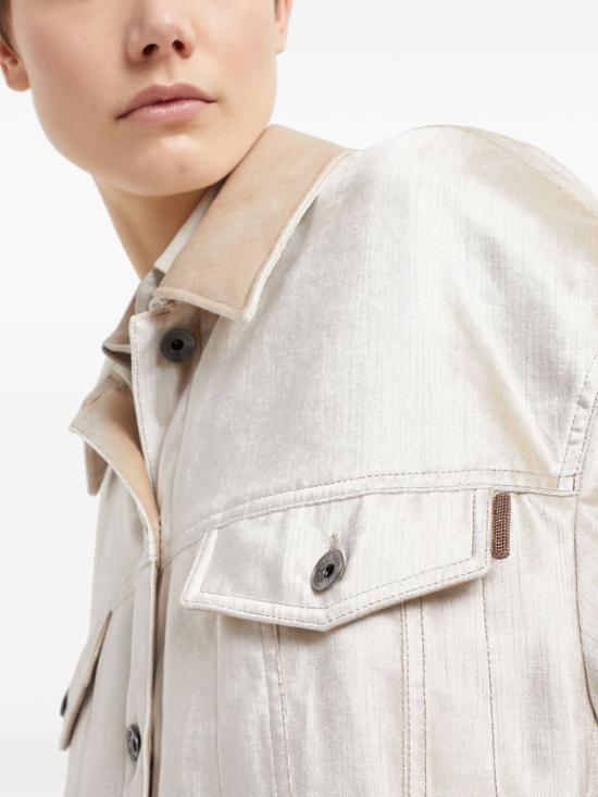  브루넬로 쿠치넬리 자켓 MD5817951C4087 beige - BRUNELLO CUCINELLI