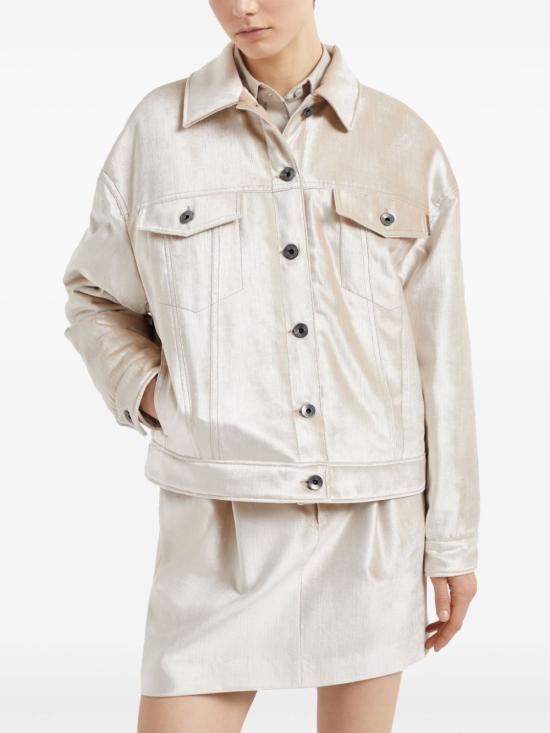  브루넬로 쿠치넬리 자켓 MD5817951C4087 beige - BRUNELLO CUCINELLI