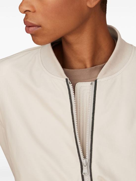  브루넬로 쿠치넬리 가죽 자켓 MPNGI2629C7872 - BRUNELLO CUCINELLI