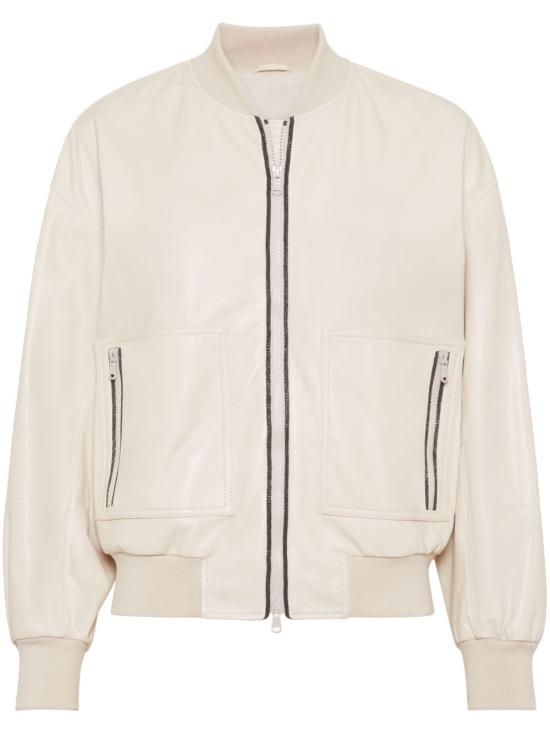  브루넬로 쿠치넬리 가죽 자켓 MPNGI2629C7872