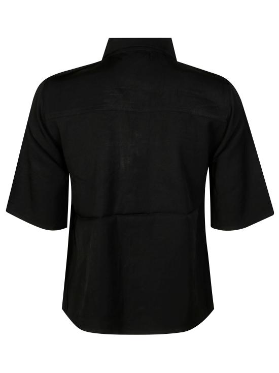 25SS 가니 블라우스 W0180 099 BLACK NERO - GANNI