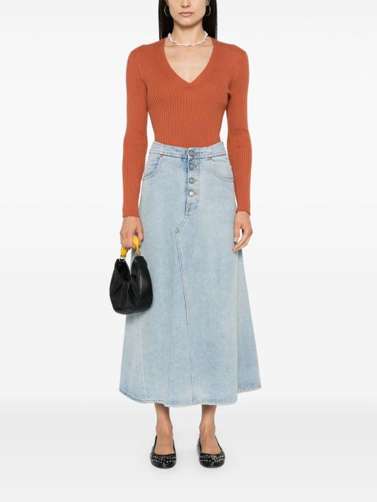  아페쎄 스웨터 COHCEF23321 brown - A.P.C.