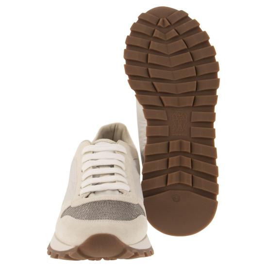  브루넬로 쿠치넬리 스니커즈 MZSFG1960 WH DOM - BRUNELLO CUCINELLI