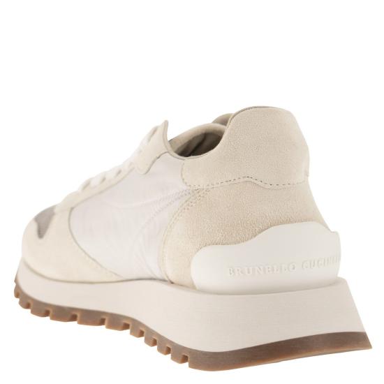  브루넬로 쿠치넬리 스니커즈 MZSFG1960 WH DOM - BRUNELLO CUCINELLI
