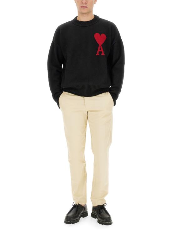  아미 스웨터 BFUKS006 018 009 BK DOM - AMI