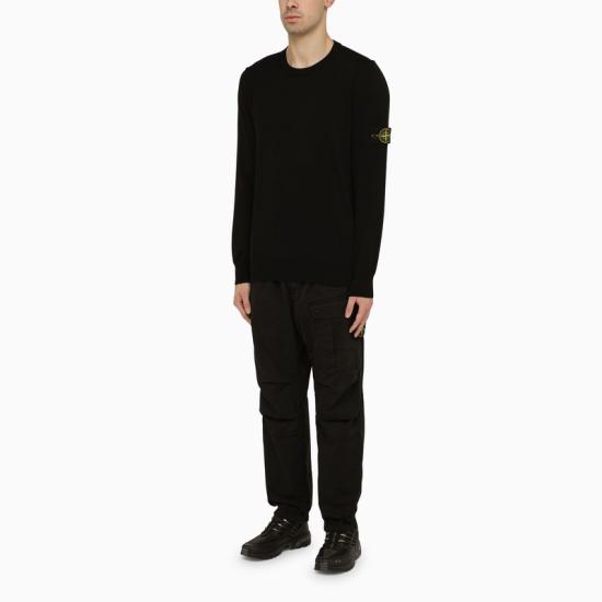  스톤 아일랜드 긴팔 티셔츠 8015540B2 BK DOM - STONE ISLAND