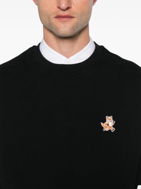  메종키츠네 긴팔 티셔츠 MM00313KM0307 P199 BK DOM - MAISON KITSUNE