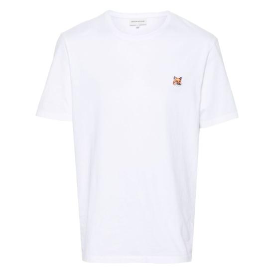  메종키츠네 반팔 티셔츠 LM00104KJ0008 WH DOM