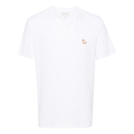  메종키츠네 반팔 티셔츠 LM00110KJ0008 WH DOM