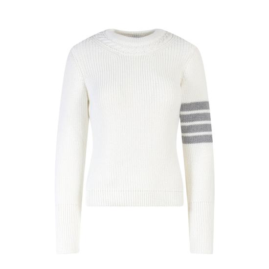  톰브라운 스웨터 FKA410A Y3017 100 WH DOM - THOM BROWNE