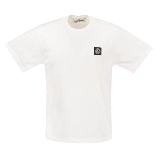  스톤 아일랜드 반팔 티셔츠 801524113 WH DOM