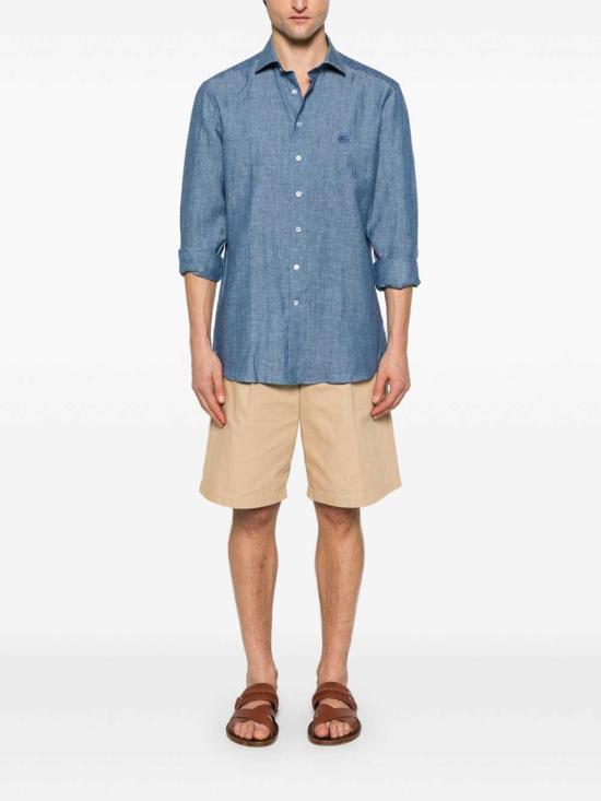 26SS 에트로 데님 셔츠 MRIB000299TU3F3B0068 Light Blue - ETRO