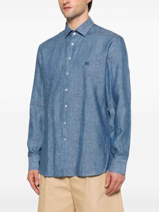 26SS 에트로 데님 셔츠 MRIB000299TU3F3B0068 Light Blue - ETRO