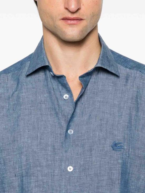 26SS 에트로 데님 셔츠 MRIB000299TU3F3B0068 Light Blue - ETRO