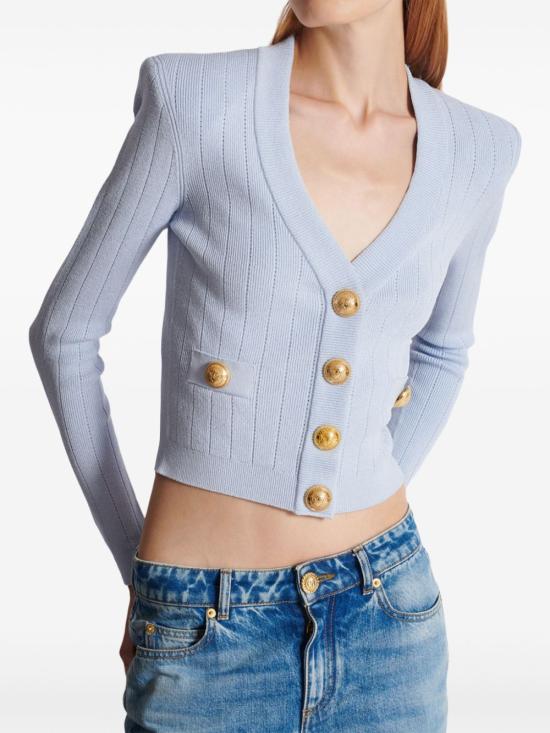  발망 가디건 DF1KL007KB07 - BALMAIN