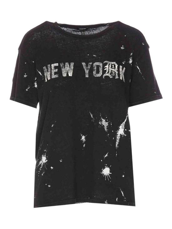  알13 반팔 티셔츠 R13WK001K001CABPS DOM