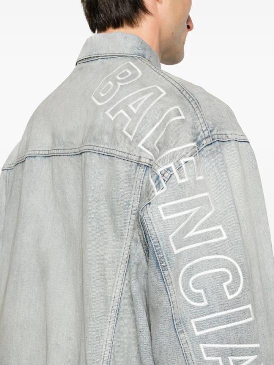  발렌시아가 데님 자켓 767949TDW14 blue - BALENCIAGA