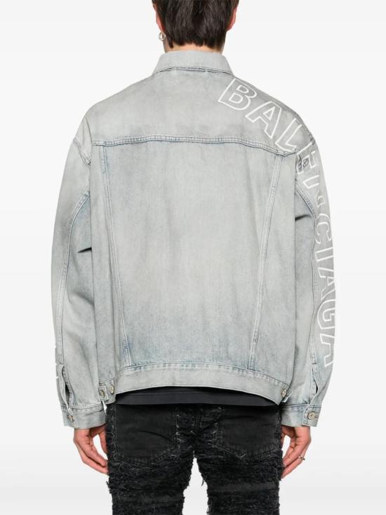  발렌시아가 데님 자켓 767949TDW14 blue - BALENCIAGA