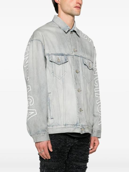  발렌시아가 데님 자켓 767949TDW14 blue - BALENCIAGA