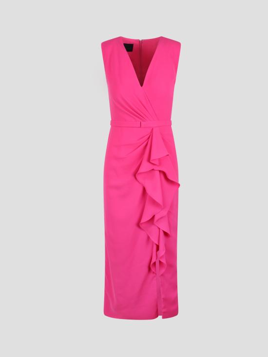 25SS PRONOVIAS THE PARTY EDIT 미디 원피스 PE225AS1 ACID FUCHSIA