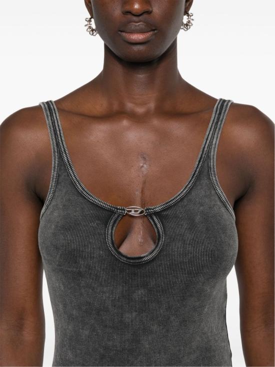  디젤 민소매 티셔츠 A153650LKAR black - DIESEL