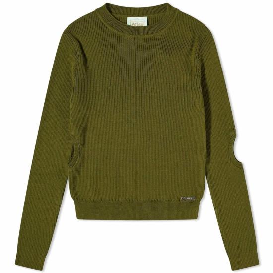  에리즈 어라이즈 스웨터 ARIU3FRST041KK OLIVE DOM