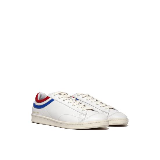 에름 파리 스니커즈 HELU3FSSN002RD WHITE RED FRENCH BLUE DOM - HELMS PARIS