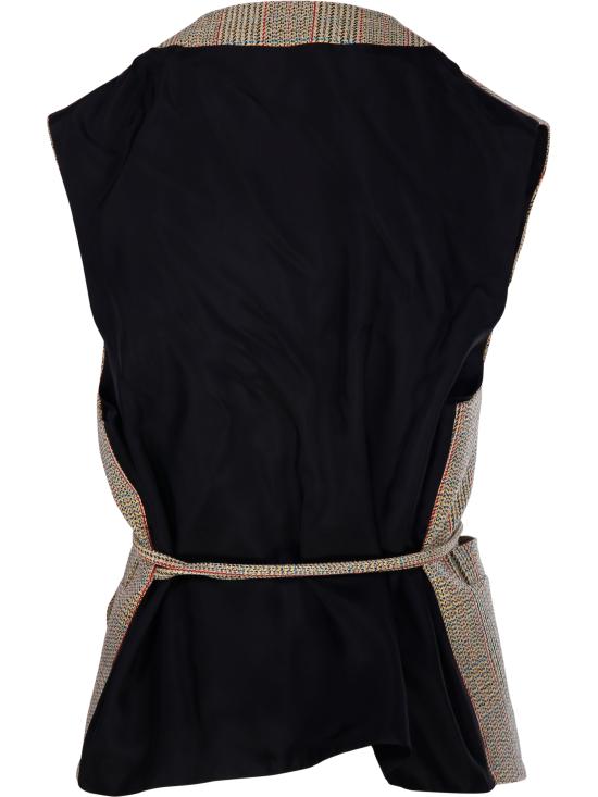 24FW 보테가베네타 베스트 794207 V4BW0 1487 BEIGE YELLOW BLUE - BOTTEGA VENETA