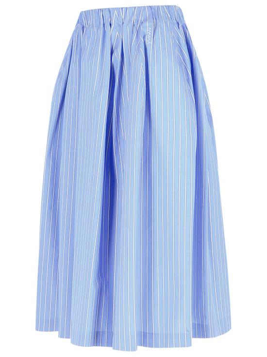 25SS 마르니 롱 스커트 GOMA0459S3U TC455STB61 Light Blue - MARNI