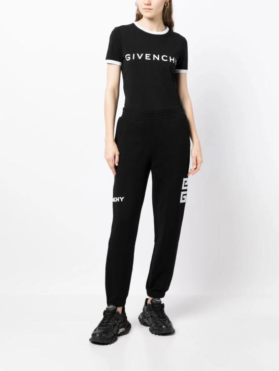 24FW 지방시 반팔 티셔츠 BW70BF3YAC 004 Black - GIVENCHY