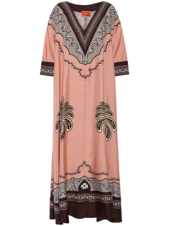 25SS 라 더블제이 롱 원피스 DRE0225 SIL006AGE01 PI01 MIRAGE PLAC E