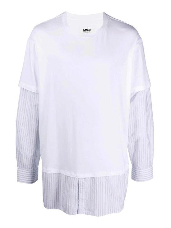  MM6 메종마르지엘라 긴팔 티셔츠 S52GC0262STJ368961 White