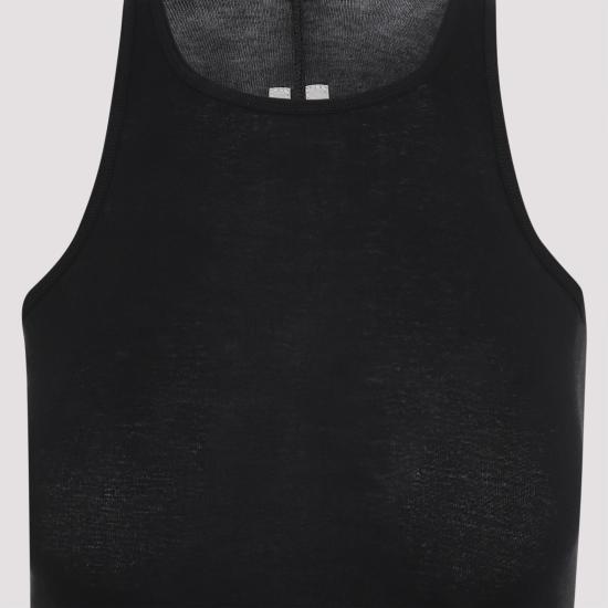 25SS 릭 오웬스 반팔 티셔츠 RP01E7101 MR 09 BLACK - RICK OWENS