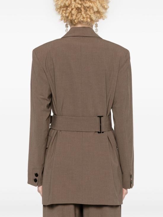  가니 수트 자켓 F9278 taupe - GANNI