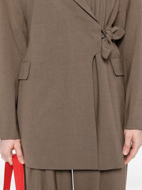  가니 수트 자켓 F9278 taupe - GANNI