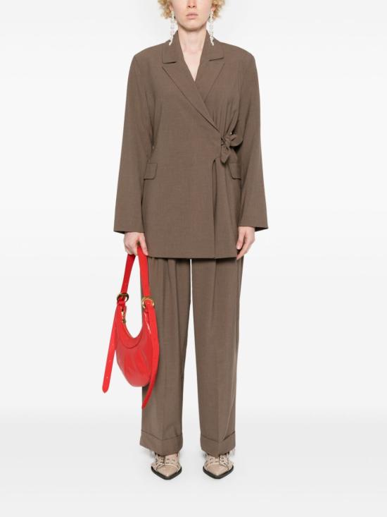  가니 수트 자켓 F9278 taupe - GANNI