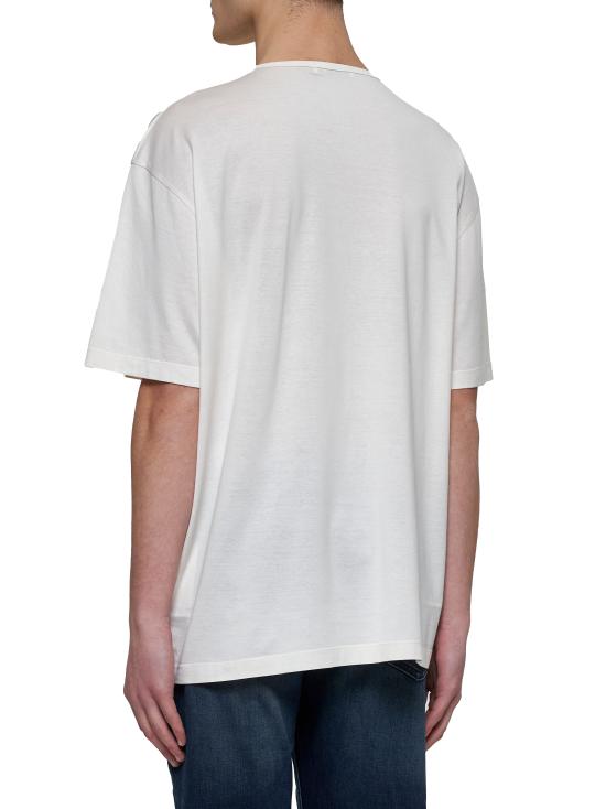 25SS 르메르 반팔 티셔츠 TO1335 LJ1018 WH001 Chalk - LEMAIRE