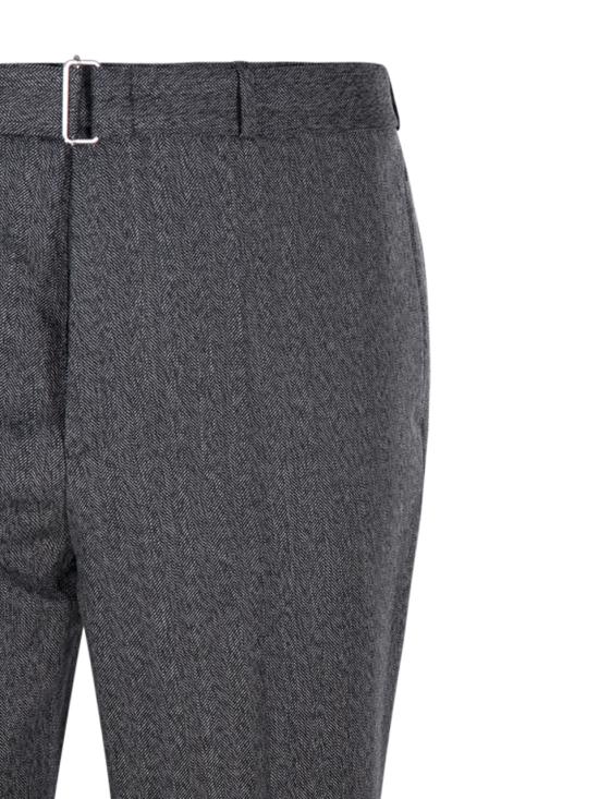 24FW 오피신 제네랄 스트레이트 팬츠 W24MTLG466 DARK GREY LIGHT GREY - OFFICINE GENERALE