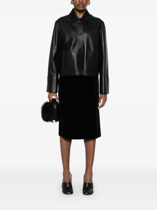  막스마라 미디 스커트 2421106082 black - MAX MARA