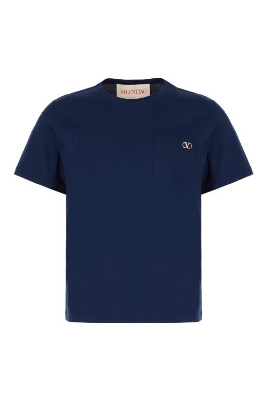 25SS 발렌티노 가라바니 반팔 티셔츠 6V3MG16XAQ5 D51 INDACO