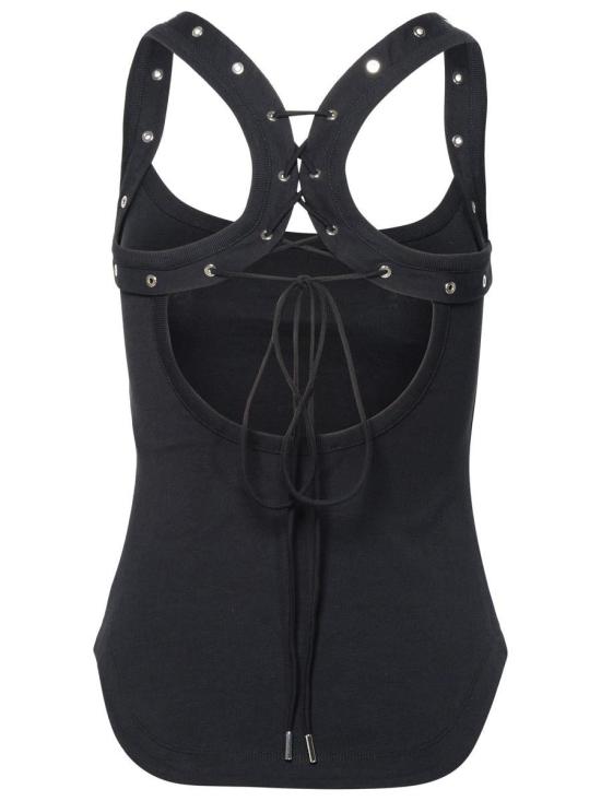  디 아티코 민소매 티셔츠 241WCT236 J025100 Black - THE ATTICO