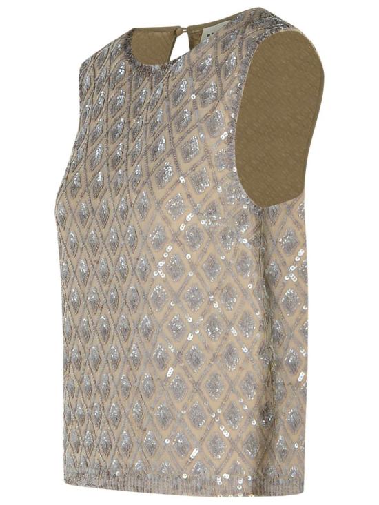 25SS 파로쉬 민소매 티셔츠 GILD D311669038 Beige - PAROSH