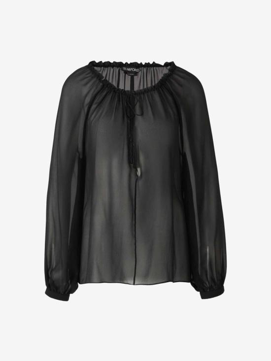 25SS 톰포드 블라우스 TS2091FAX852LB999 Black