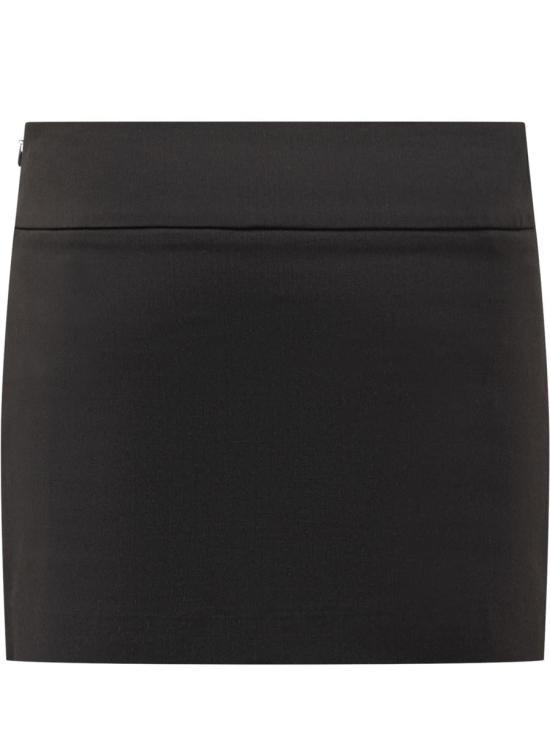 25SS 디젤 숏 스커트 A143880PHAL 9XXA Black - DIESEL