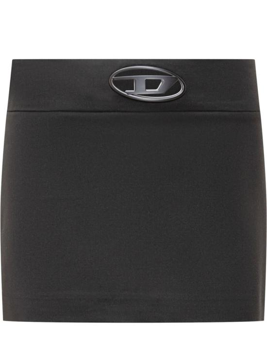 25SS 디젤 숏 스커트 A143880PHAL 9XXA Black