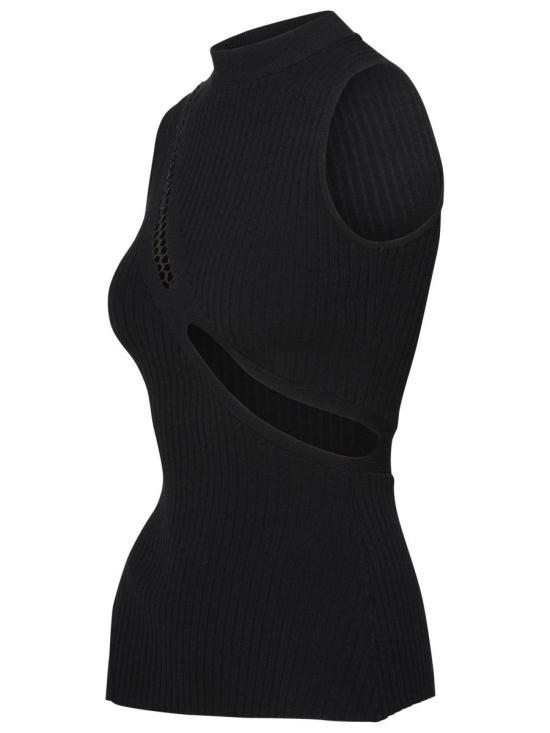  디 아티코 민소매 티셔츠 242WCT248 KV001100 Black - THE ATTICO