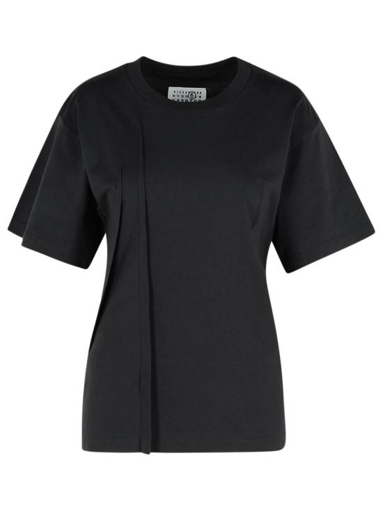 25SS MM6 메종마르지엘라 반팔 티셔츠 S52GC0328 S24311899 Black