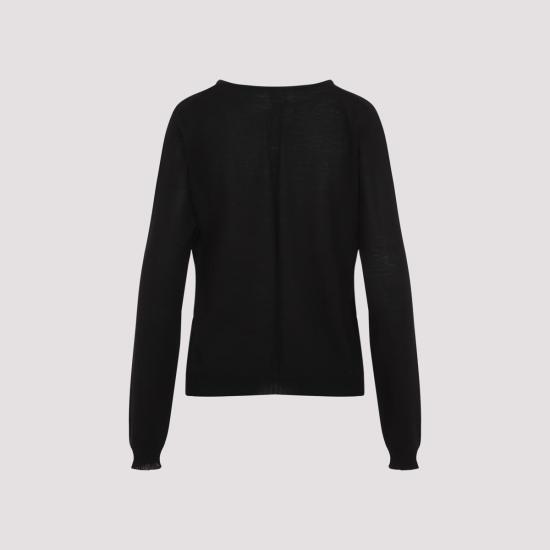 25SS 릭 오웬스 스웨터 RP01E7668 M 09 Black - RICK OWENS