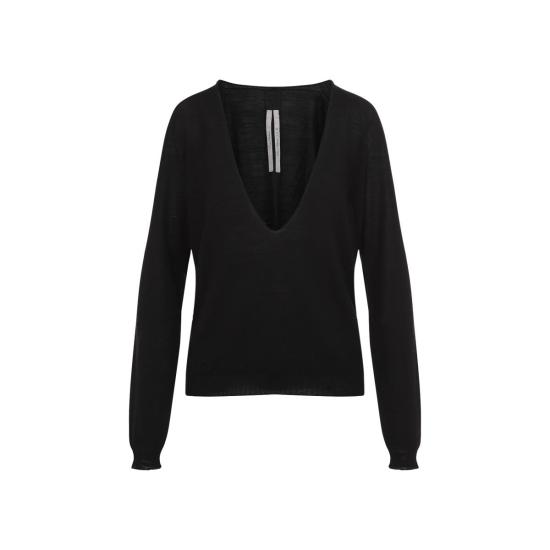 25SS 릭 오웬스 스웨터 RP01E7668 M 09 Black